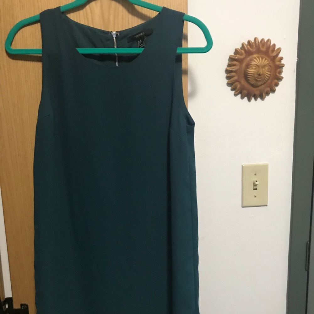 Forever 21 blue and green T-shirt dress